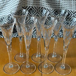 CRYSTAL CHAMPAGNE GLASSES